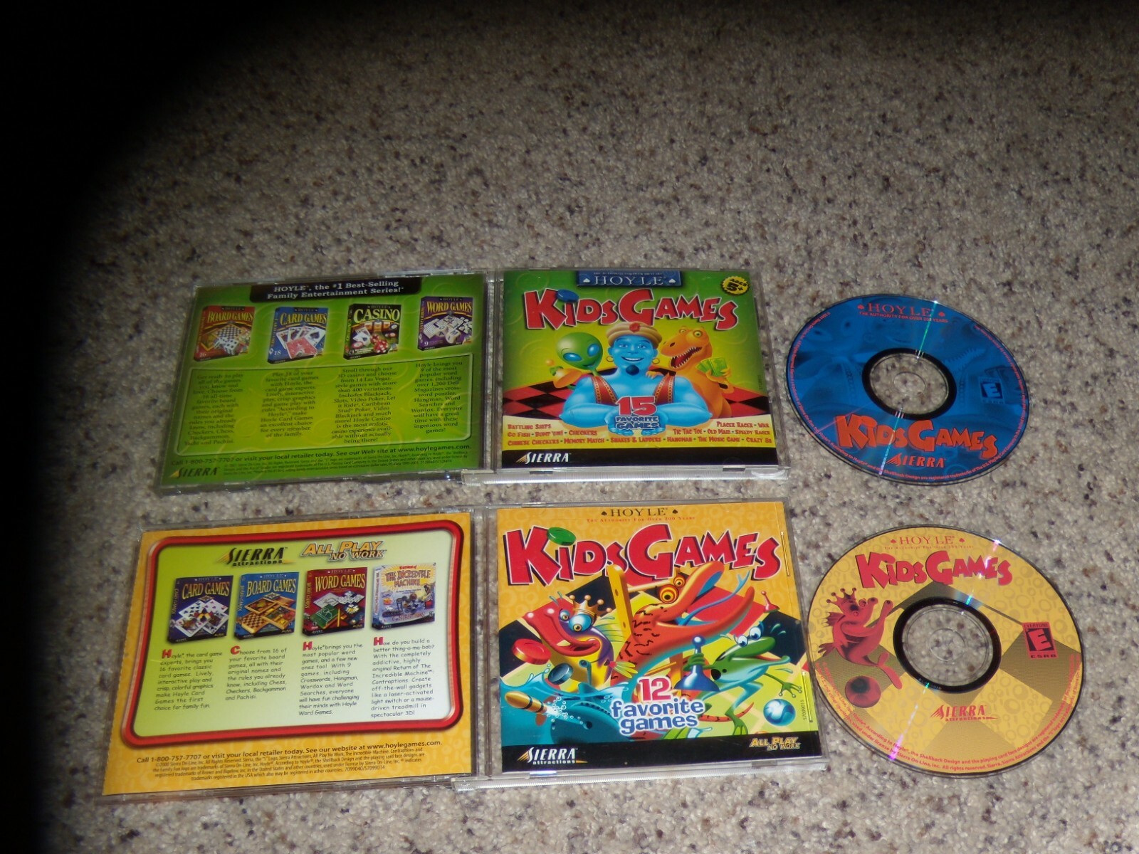 2 PC Kids Games Programs - Excellent Condition.