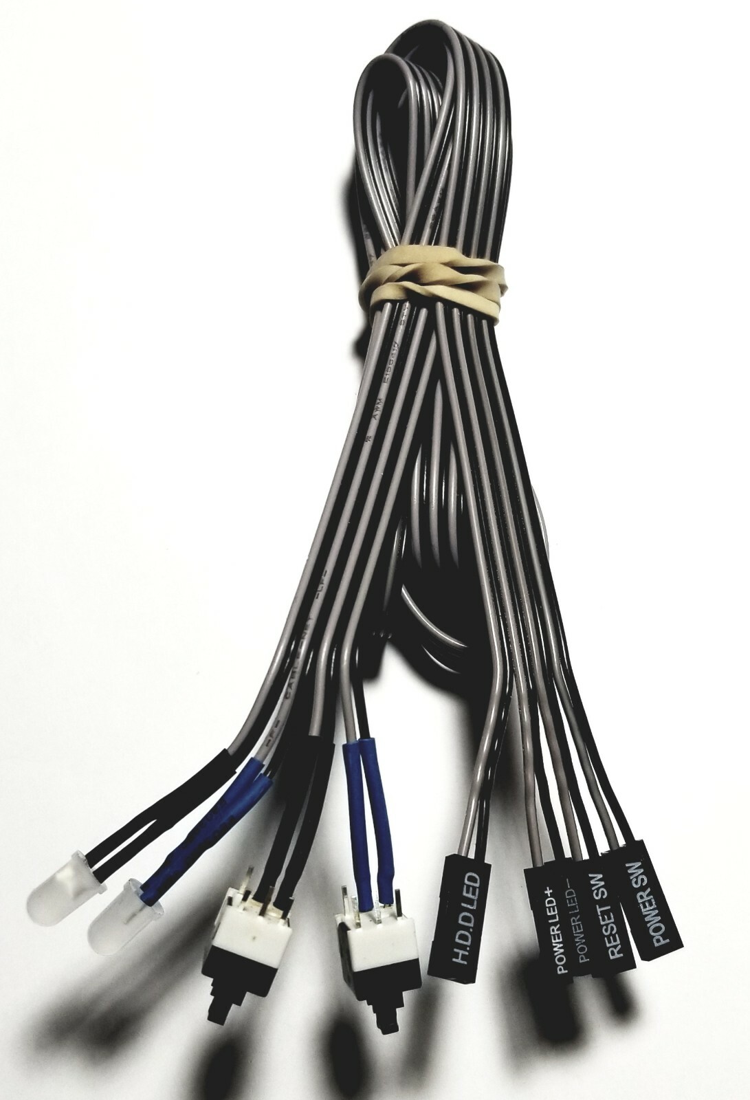 ANTEC THREE HUNDRED TWO(300 OR 302) POWER / RESET SWITCH CABLE WITH LED 