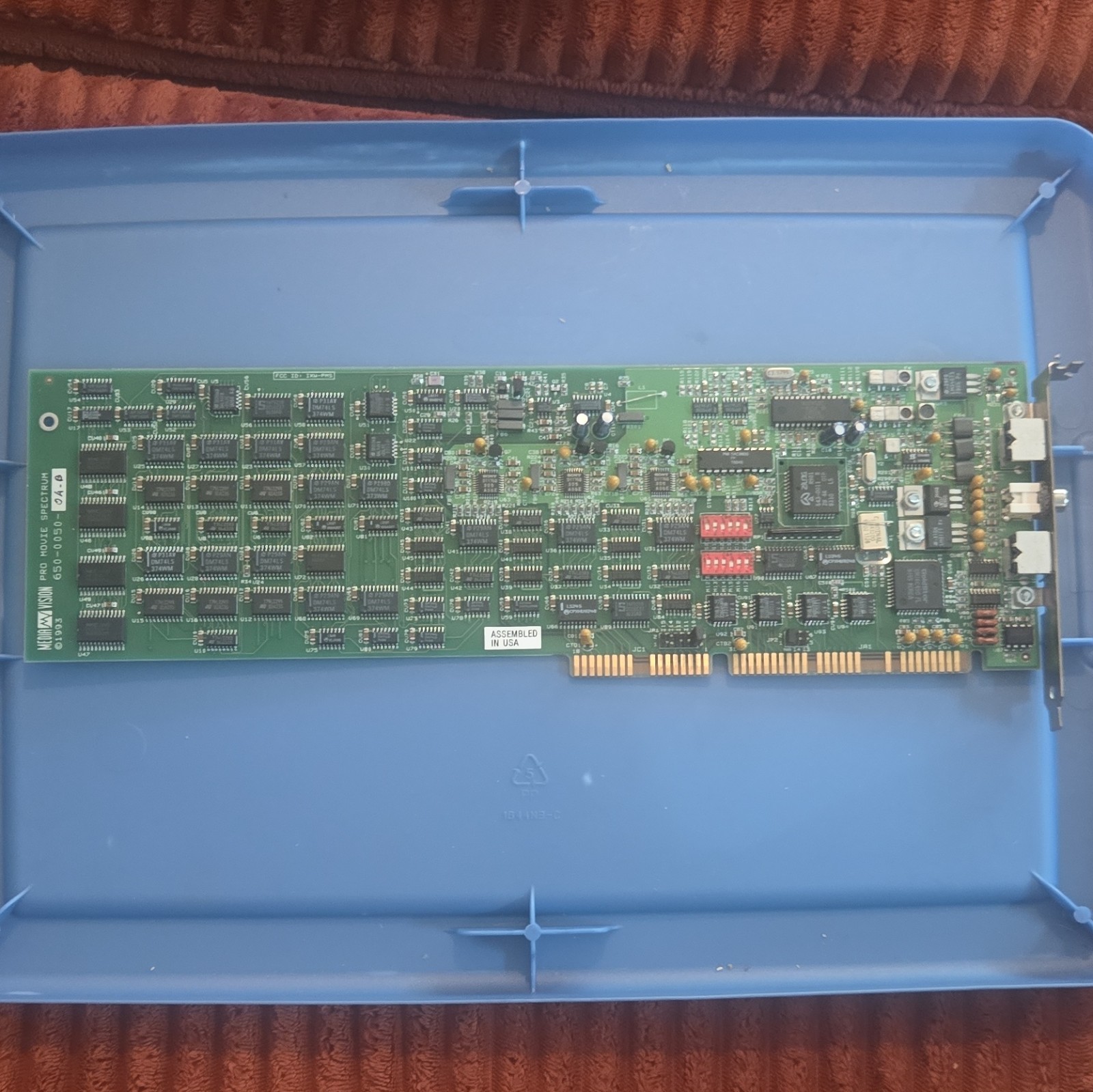 Media Vision Pro Spectrum ISA Controller Card Module 650-0050-04 Vintage