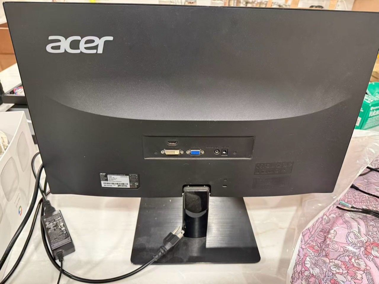 Acer H236HL bid 23in 1080p IPS LED Monitor HDMI DVI VGA w/ Adapter