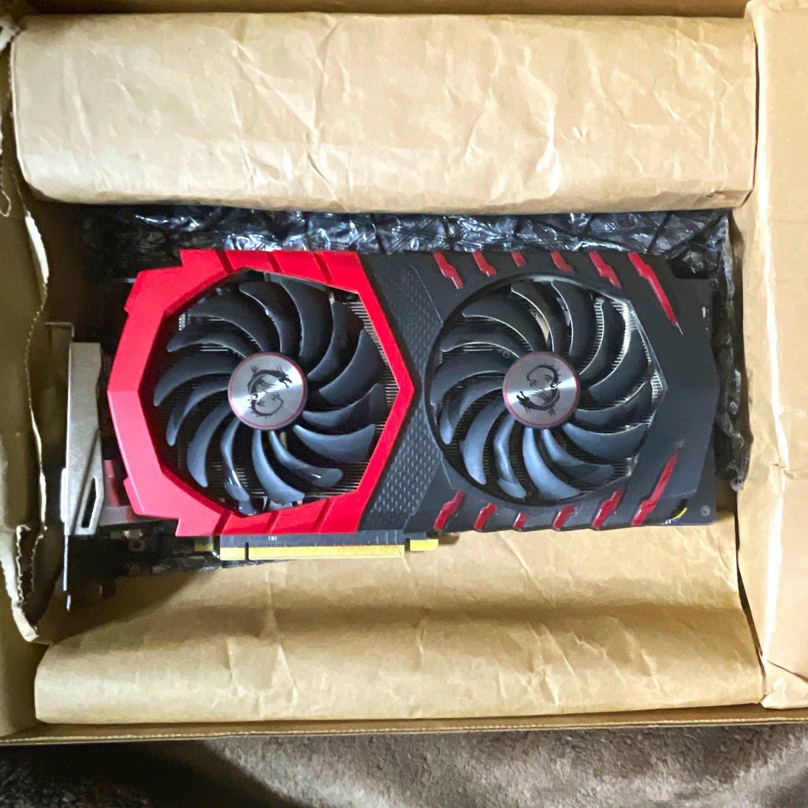 MSI NVIDIA GeForce GTX 1060 6GB GDDR5 PCIe x16 Dual Fan DX12 HDMI DP DVI