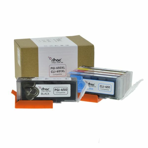 RIHAC PGI650 CLI651 XL Ink Cartridges for Canon Pixma MG7560 MG6360 MG7160 7260