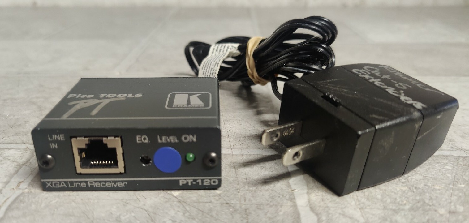 Kramer PT-120 XGA Line Receiver Computer Graphics Video over Twisted