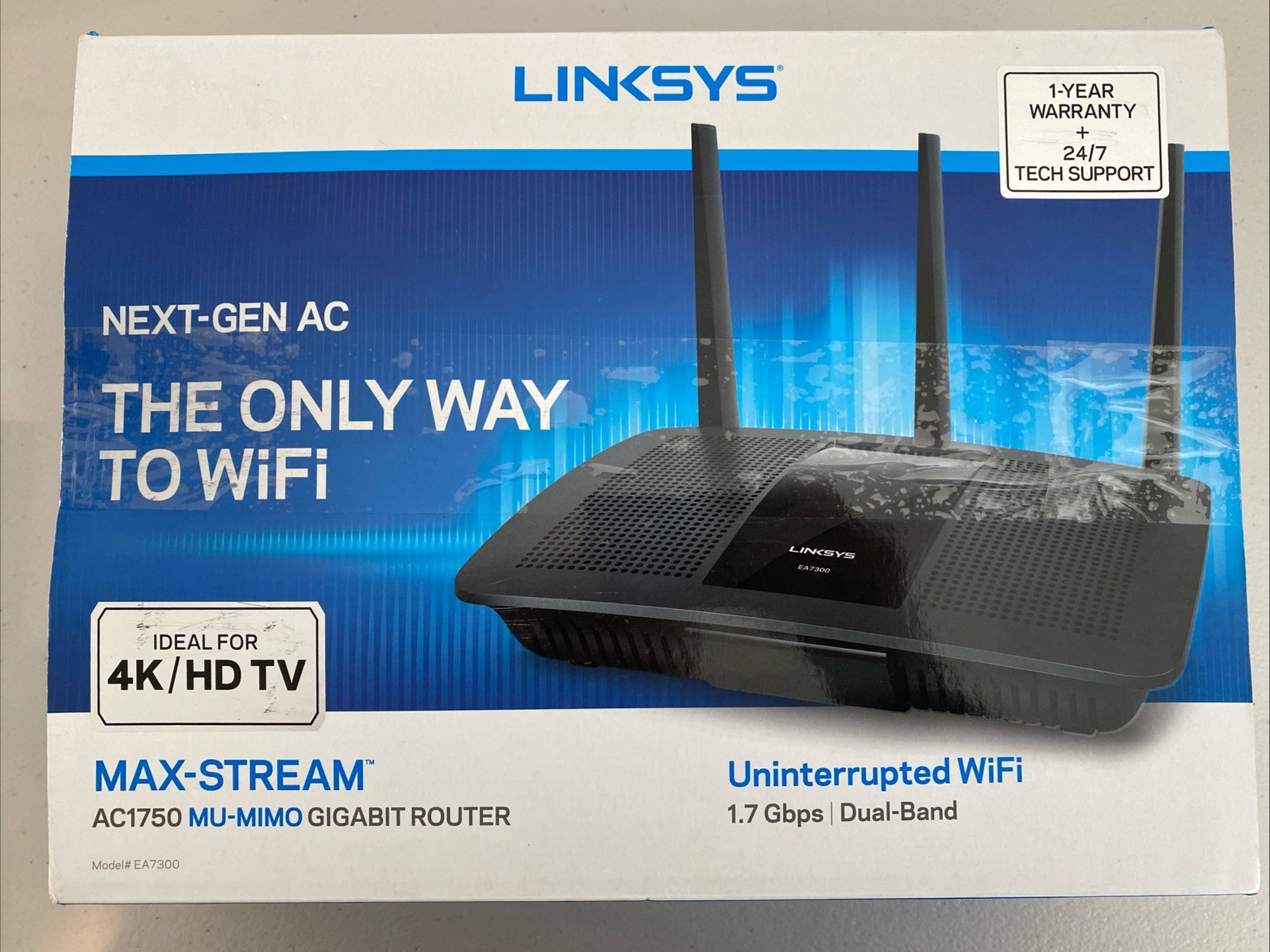 Linksys EA7300 AC1750 MU-MIMO Gigabit Router