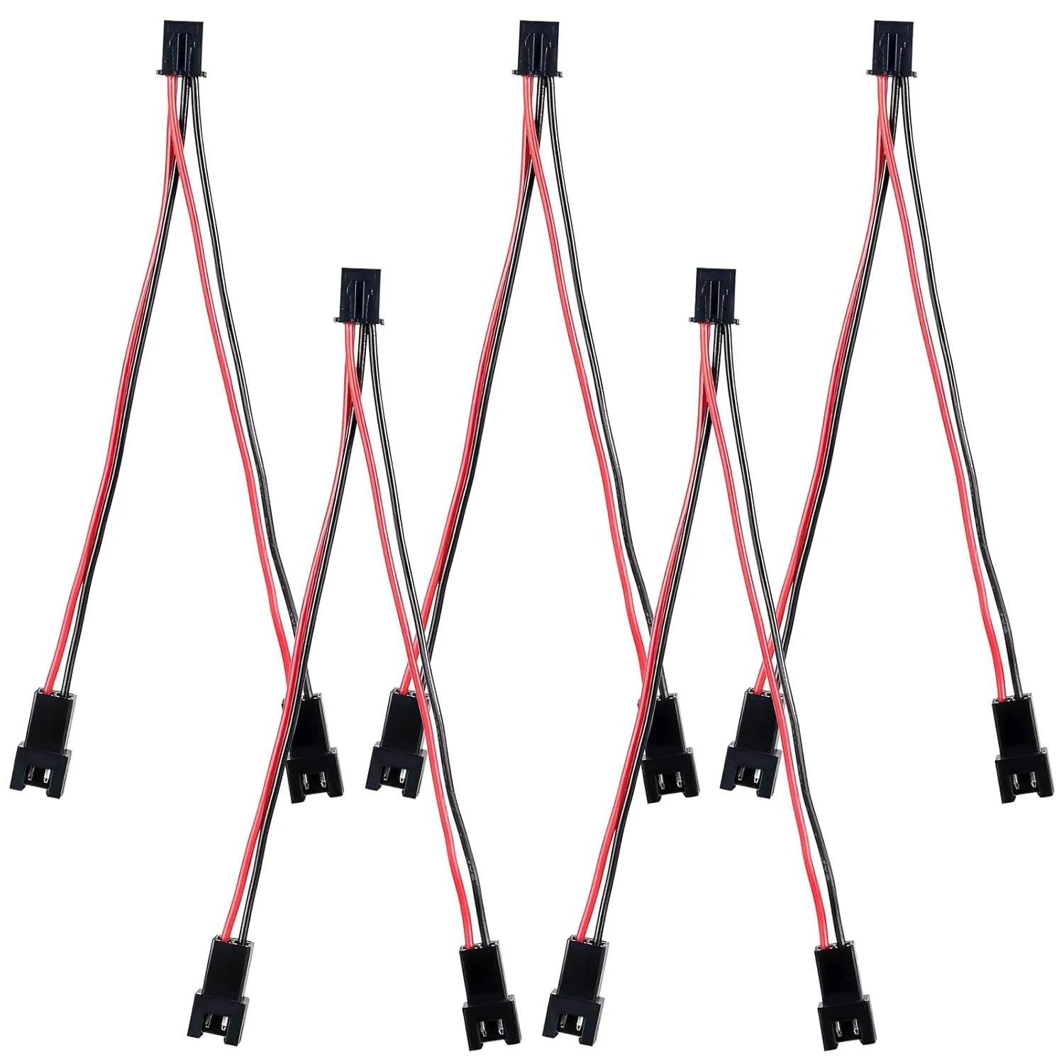 5 Pcs 3D Printer Mainboard Y Splitter JST SM 2 Pin Motherboard Cooling Fan Cable