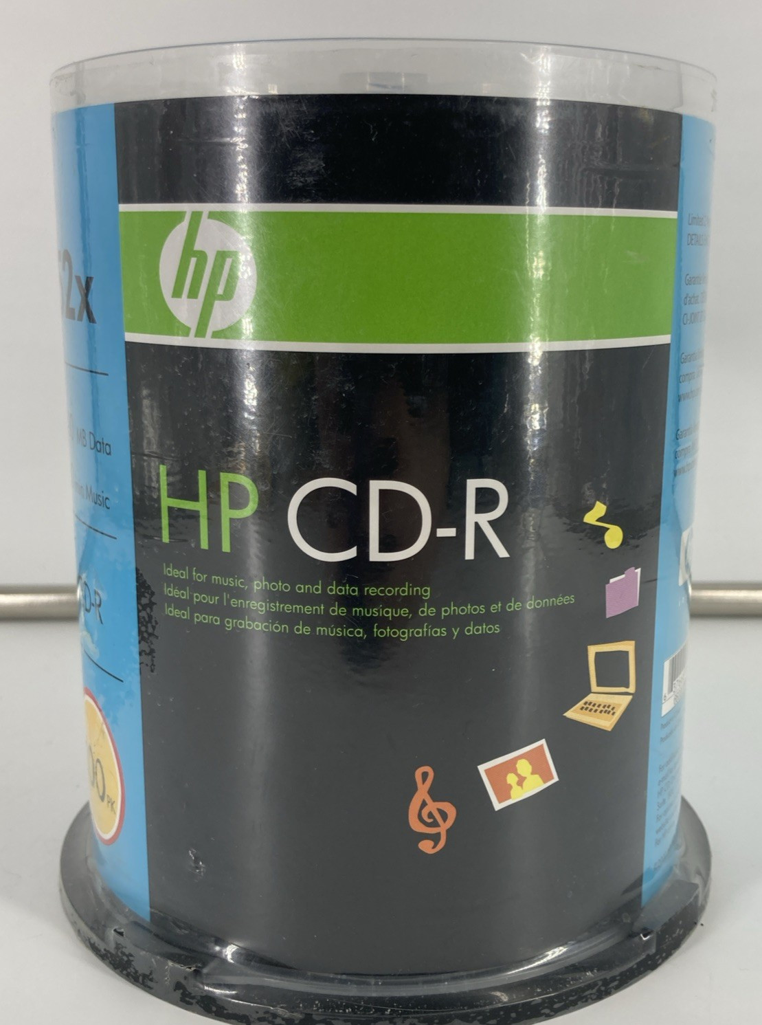 SEALED HP CD-R 52X 700 MB - 80 Minutes - 100 Pack (B1-G14) 