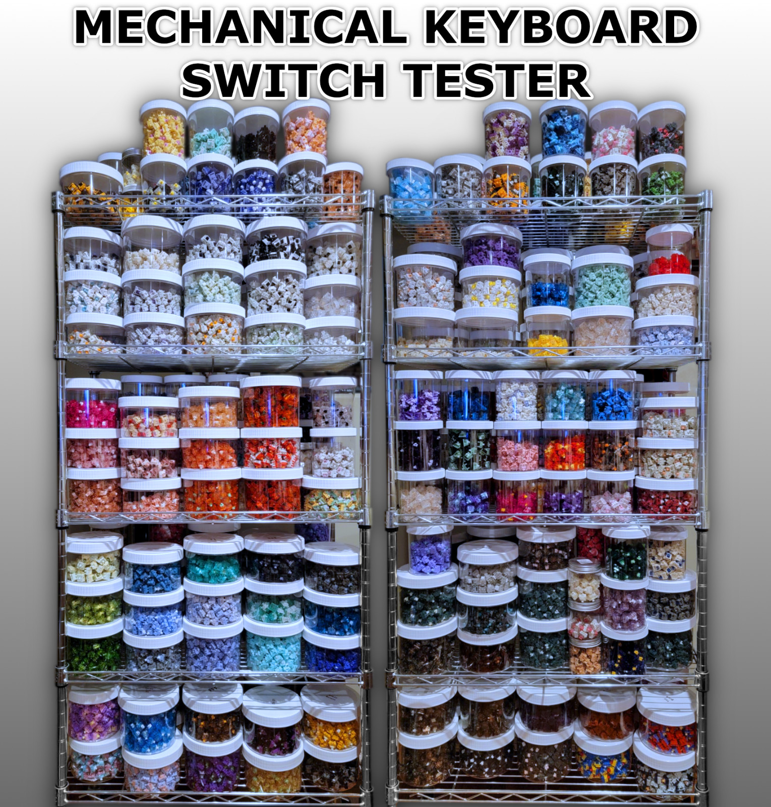 Mechanical Keyboard Switch Tester - 10 RANDOM ENTHUSIAST SWITCH SAMPLE PACK