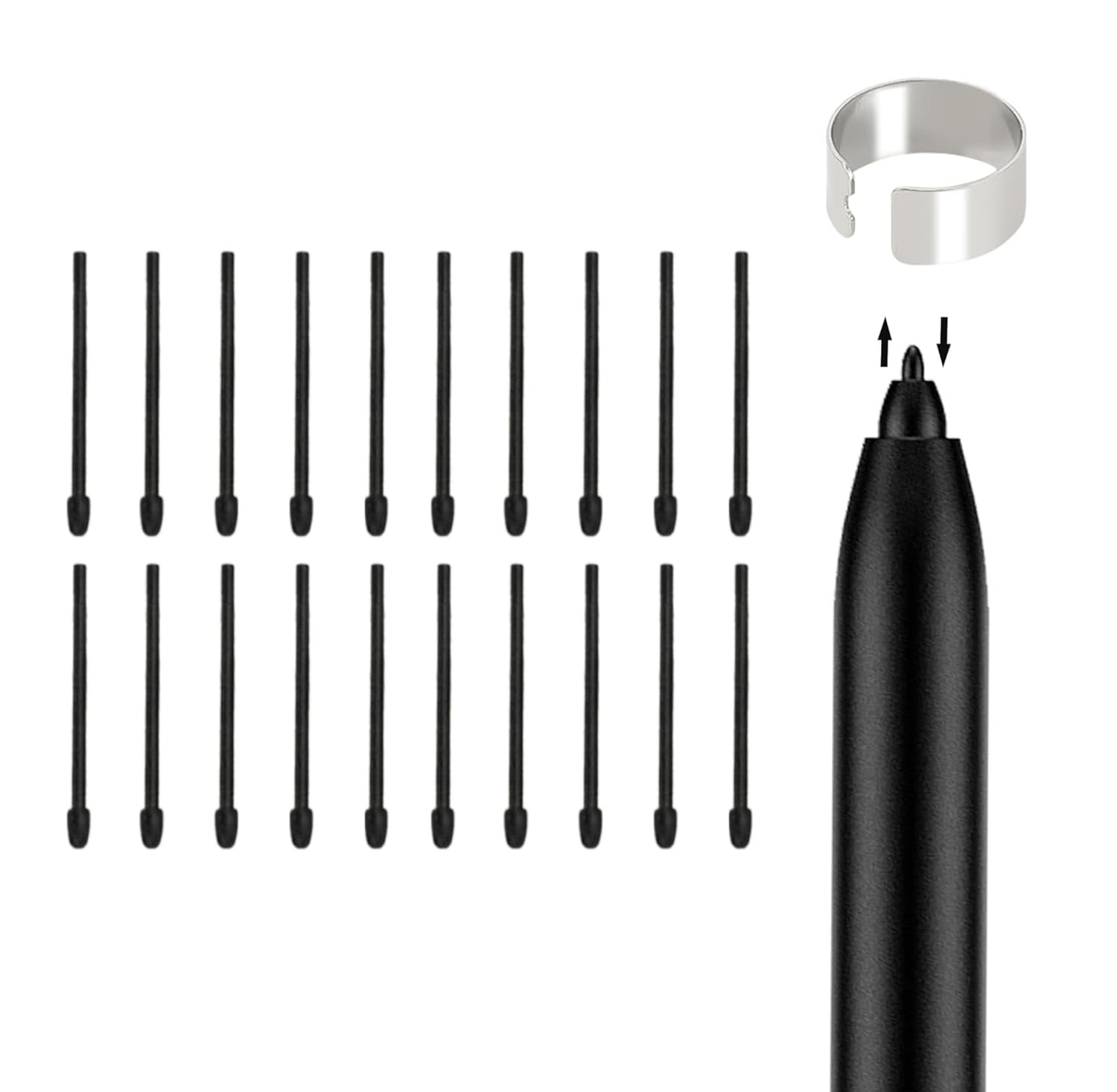 20 PCS Pen Tips Remarkable 2 Stylus Marker Plus Replacement Nibs Tool