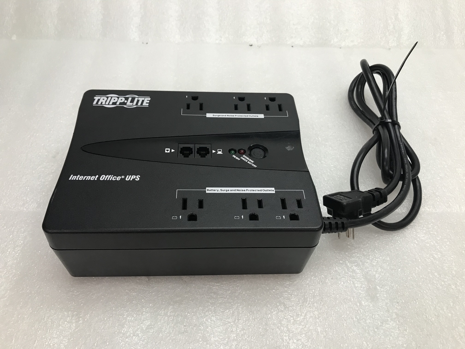 TRIPP-LITE Internet 350U Office UPS Input 120V, Output 115V 6 Outlets NO BATTERY