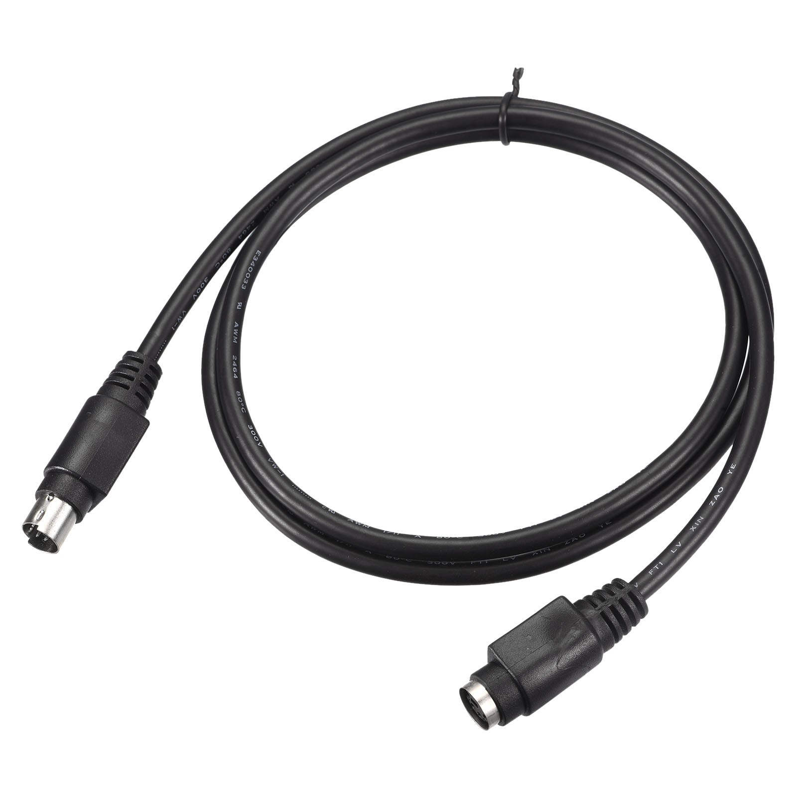 PS/2 Mouse and Keyboard Extension Cable 6P 3.28 Feet Male to Female,Black