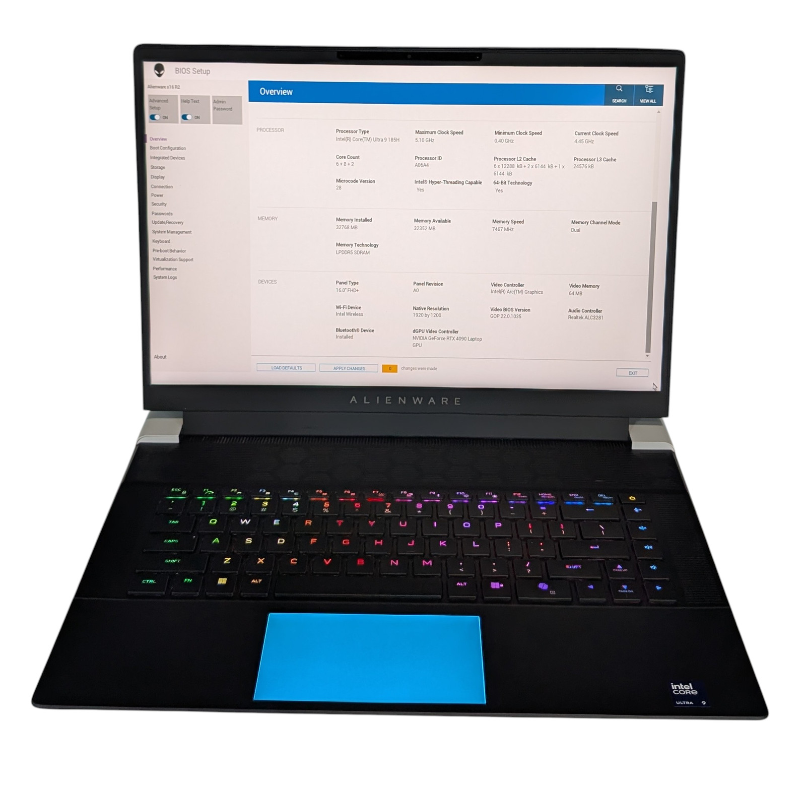Dell Alienware X16 R2 Gaming Laptop 16" Ultra 9 185H 32GB RAM 2TB SSD - Grade D
