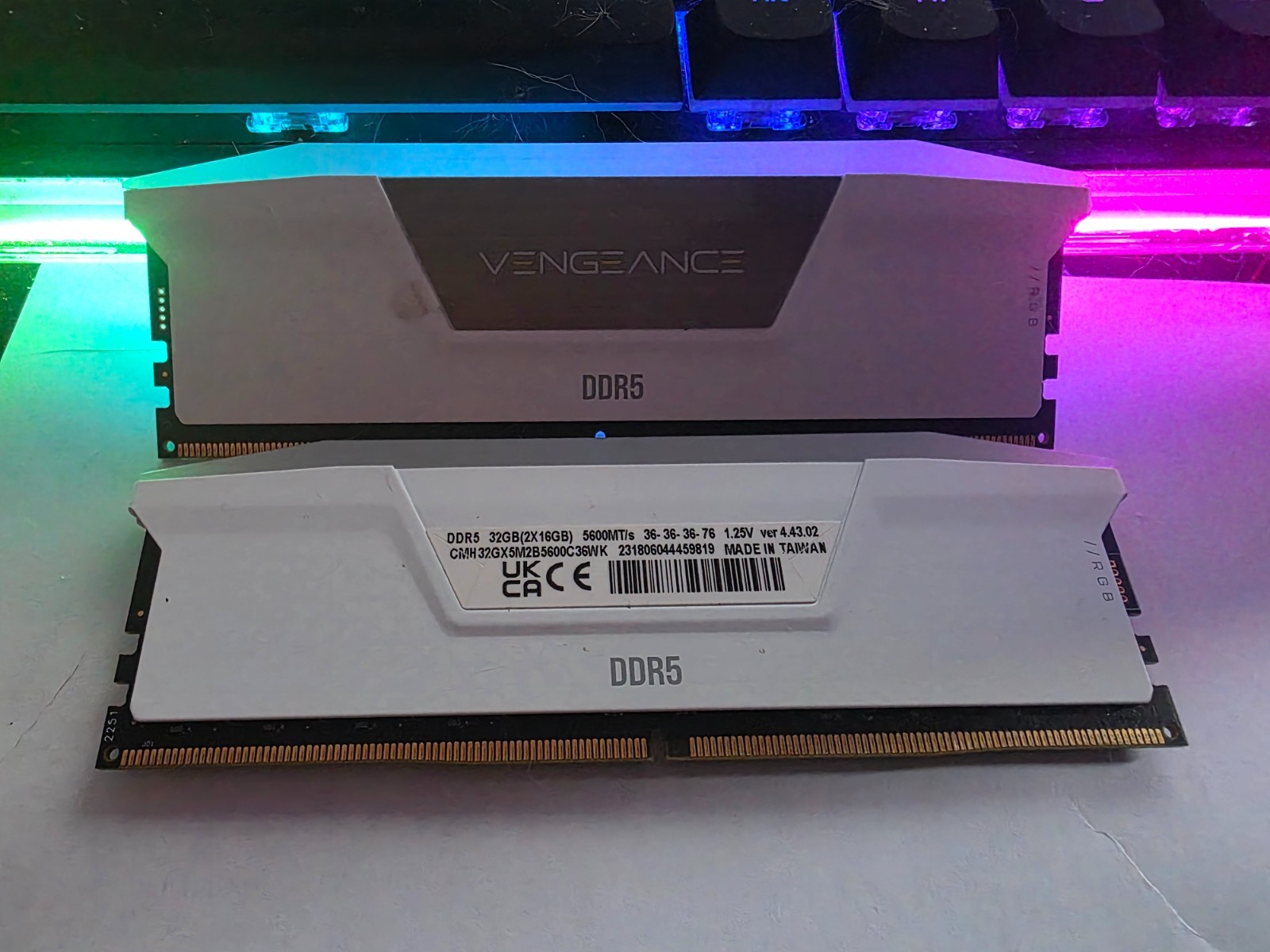 Corsair Vengeance LED DDR5 32GB (2x16GB) 5600MHz Desktop RAM