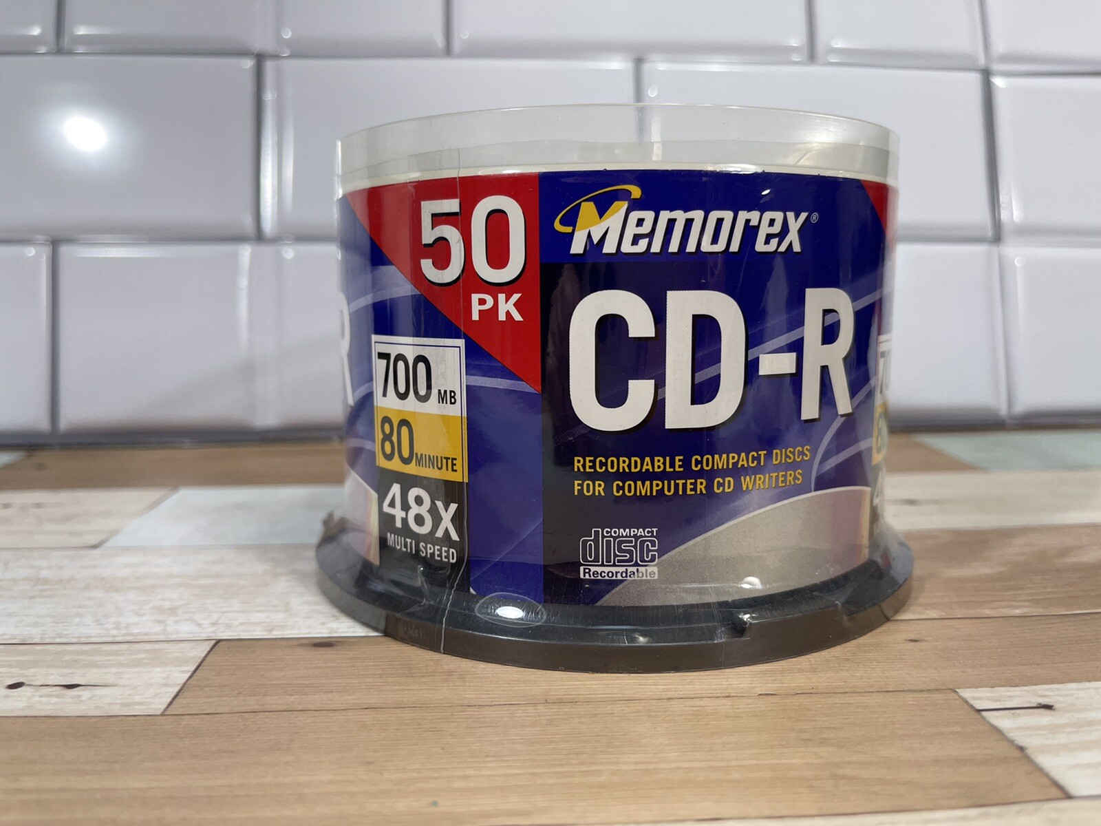 Memorex CD-R 50PK 700MB 80 Min. 48X Multi Speed Recordable Compact Discs Sealed