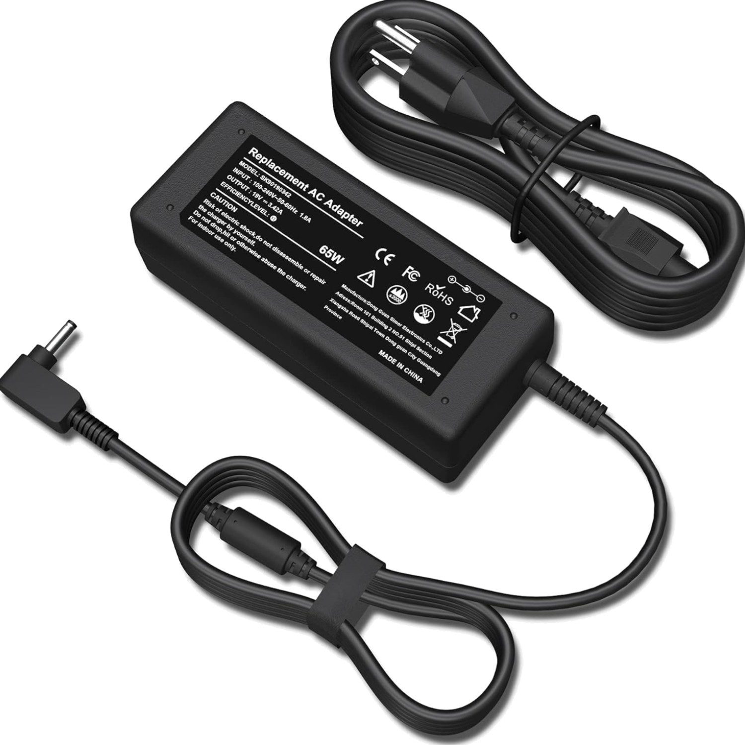 19V 3.42A 65W AC Adapter Laptop Charger Rreplacement for Acer Chromebook 11 1...