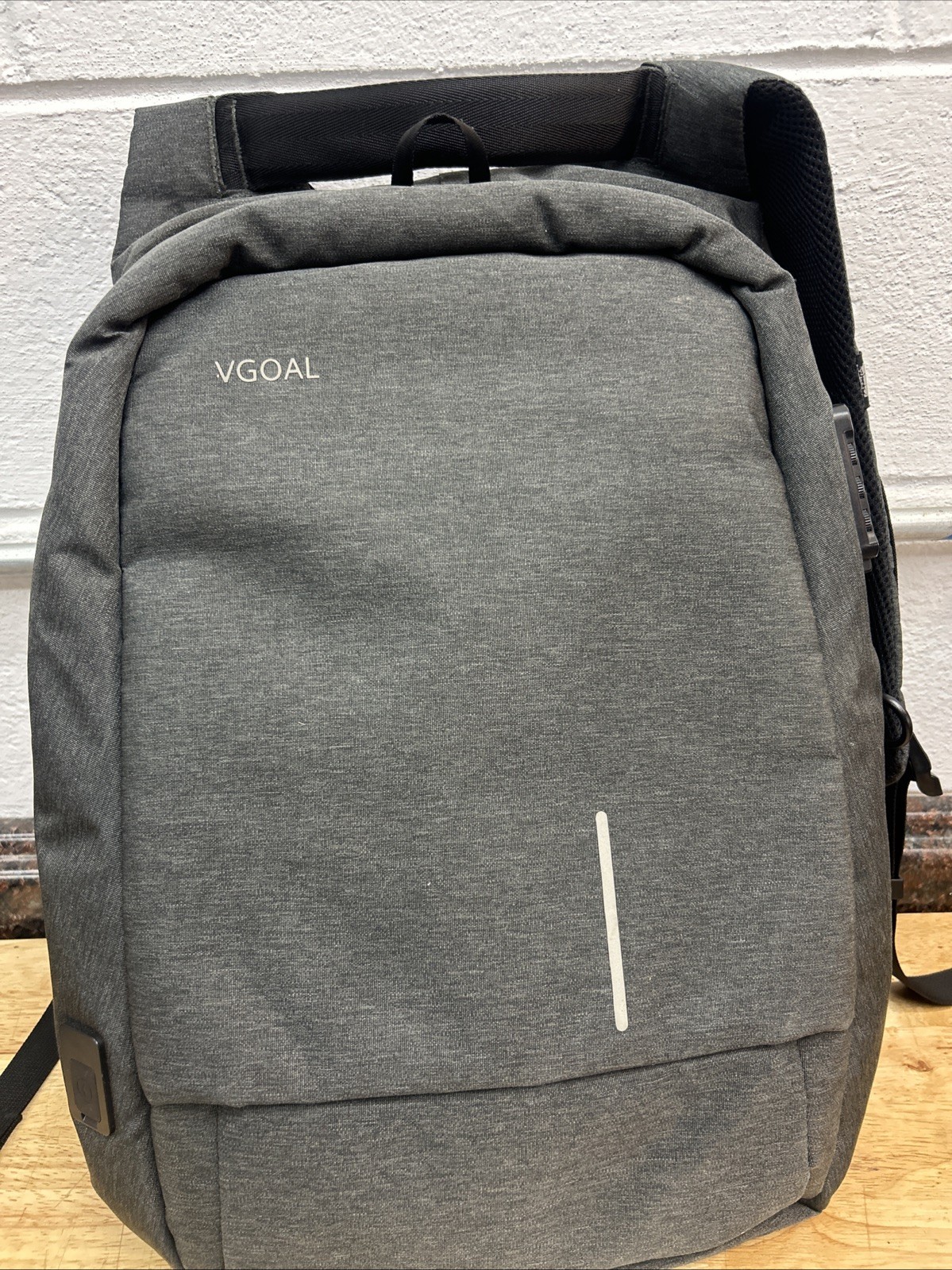 VGOAL Laptop Backpack 15.6 inch with TSA Lock and USB INCH, Dark Grey 