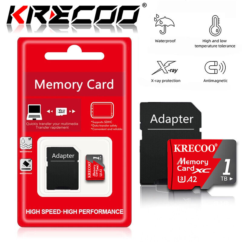 US Micro SD TransFlash TF Memory Card Adapter Ultra Class 10 SDHC Card Lot