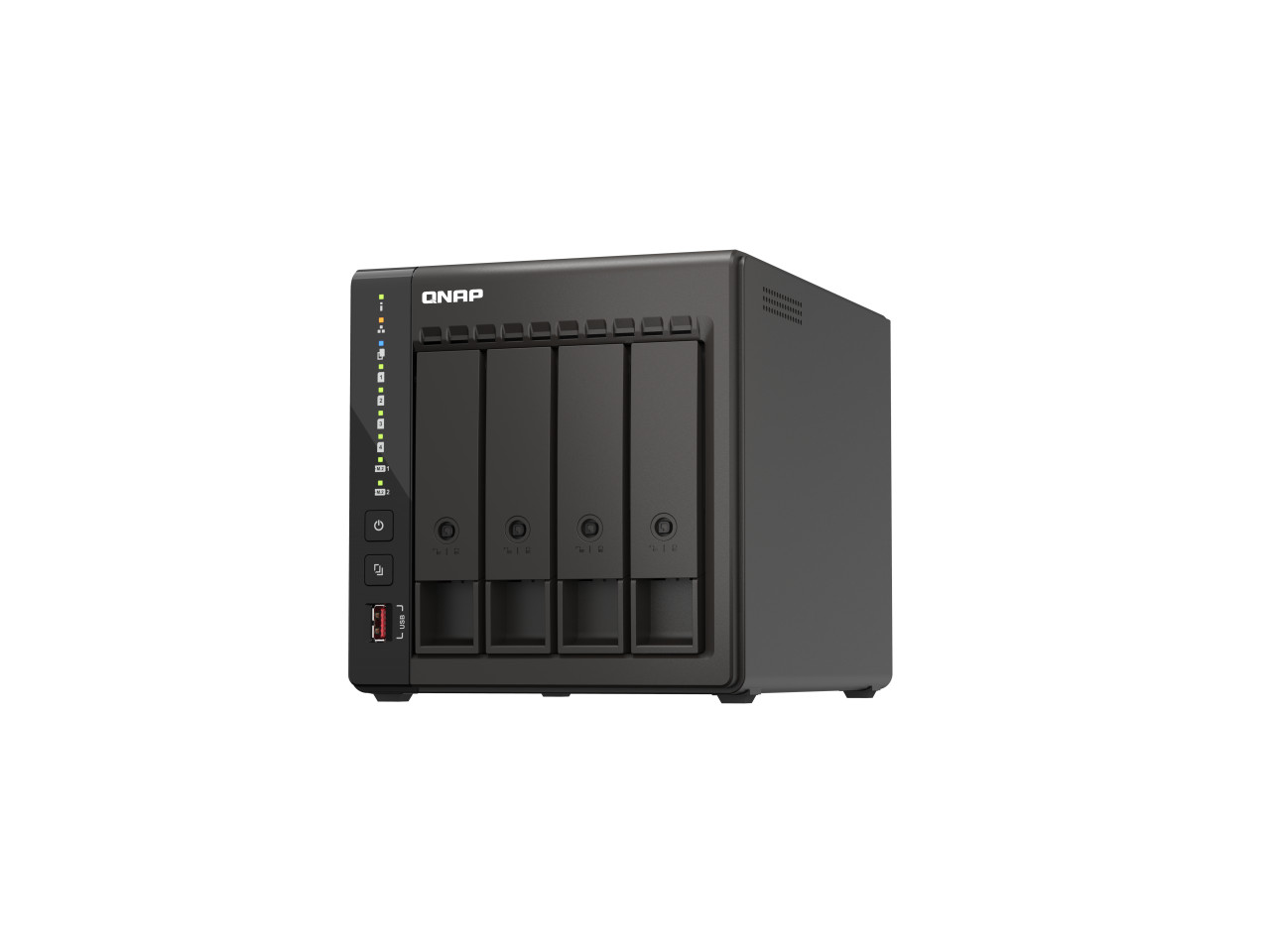QNAP 4-Bay High-Performance desktop NAS with Intel Celeron 4-Core J6412, onboard