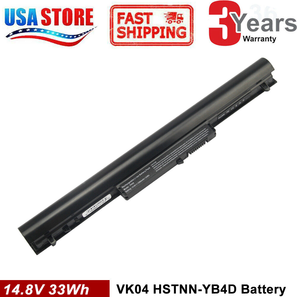 Battery for HP Pavilion Sleekbook 14 15 HSTNN-YB4D VK04 695192-001 Laptop PC