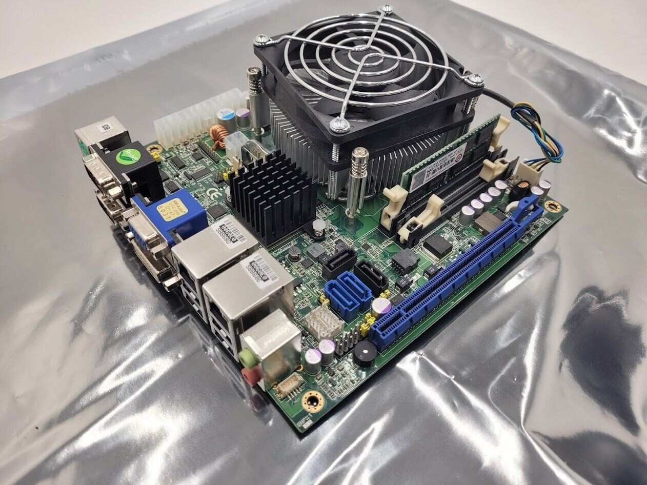 Foxconn MAN0873 Industrial Motherboard CPU Board LGA1155 i5-3550S 8GB Ram Tested
