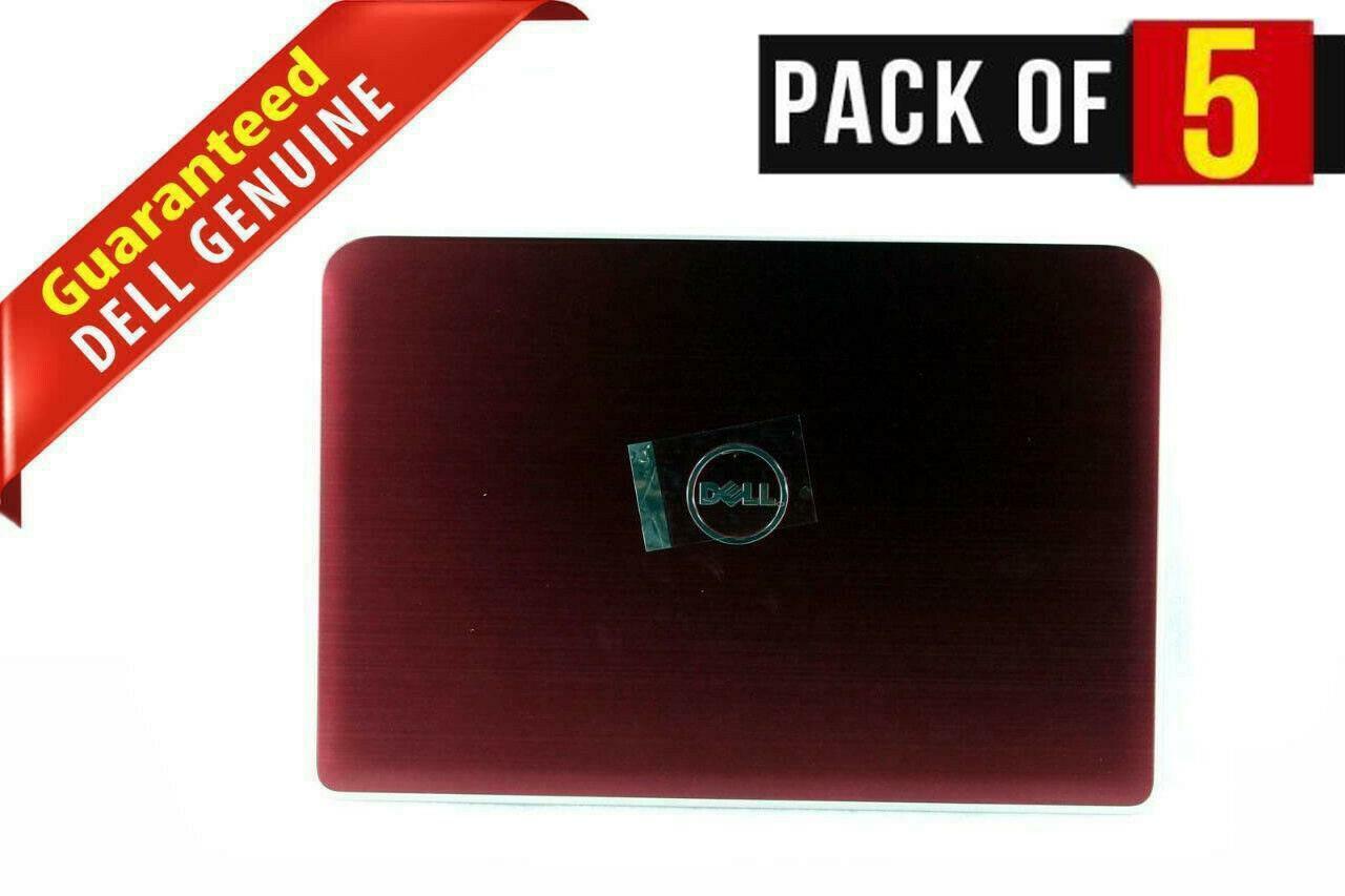 LOT x 5 New OEM Genuine Dell Inspiron 14 5421 LCD Back  Cover Red GK2CJ