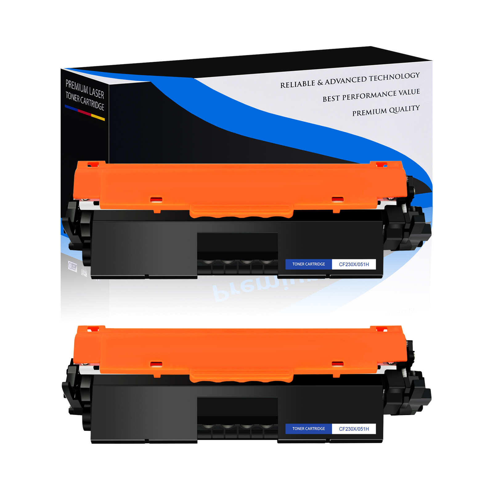 2PK CRG051H Toner Cartridge Hi-Yield For Canon IMAGECLASS LBP162dw MF264dw
