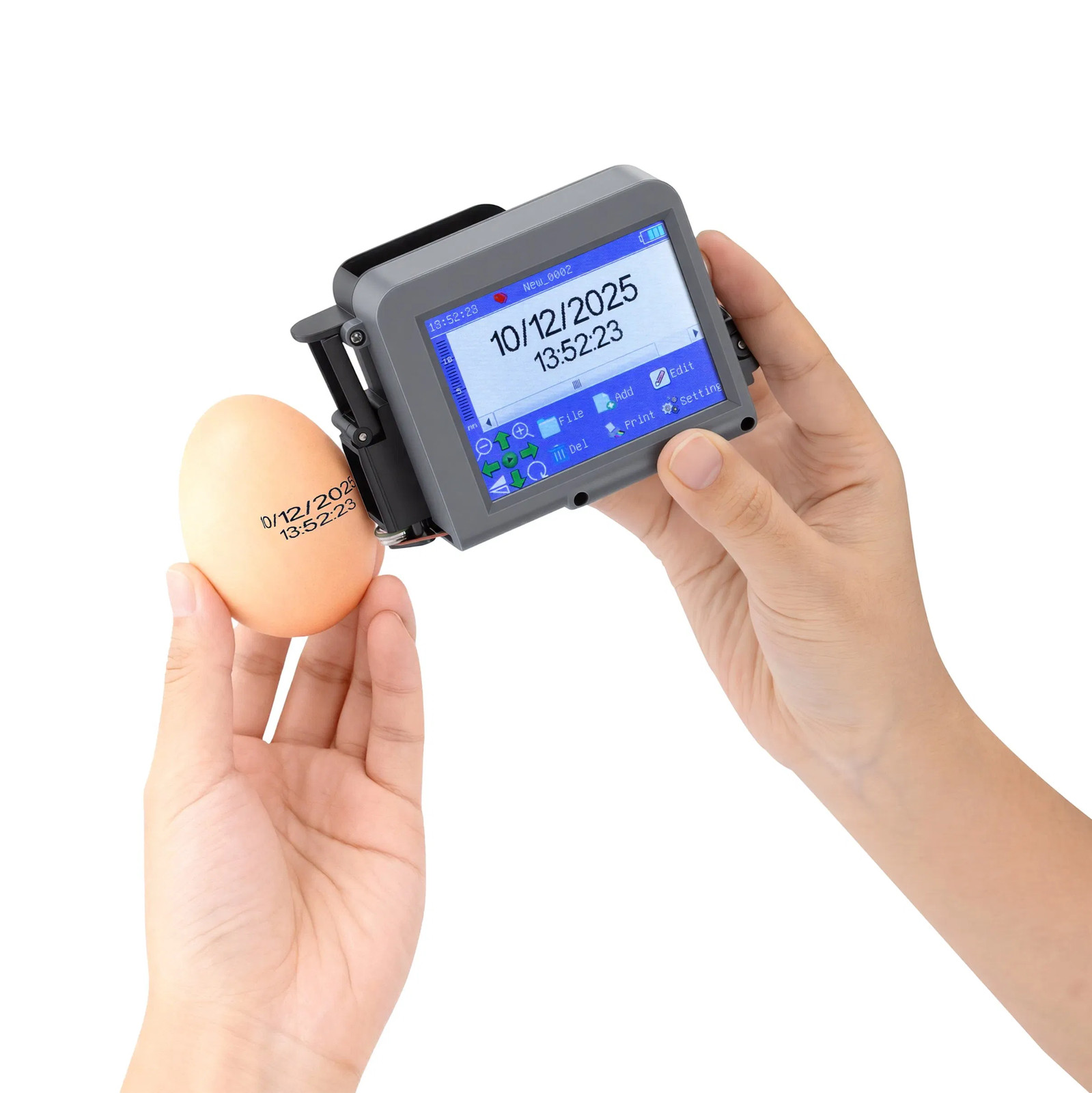12.7mm Multi Language Mini Code Batch Printing Thermal Inkjet Printer