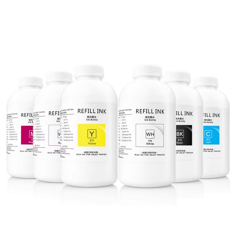 6*500ML DTG Ink for Mutoh for Konica DX3 DX4 DX5 DX6 DX7 for Roland for Mimaki