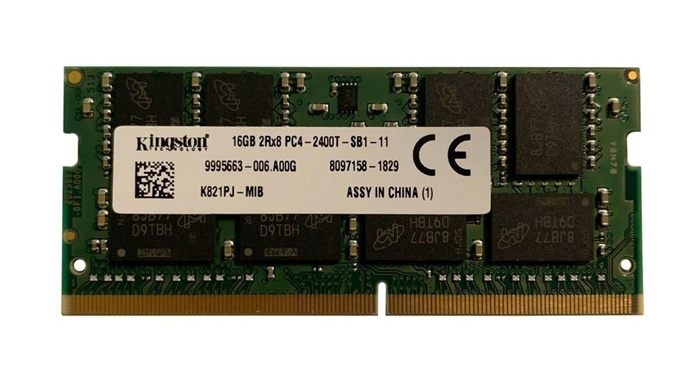 KINGSTON 16GB PC4-19200 DDR4-2400MHZ MEMORY MODULE - GREEN