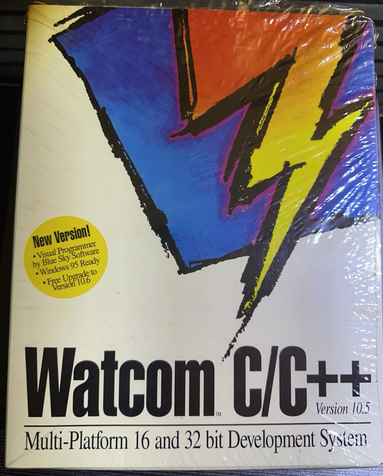 Vintage Watcom C/C++ Version 10.5 Big Box Compiler 1995 Open Box Sealed Contents