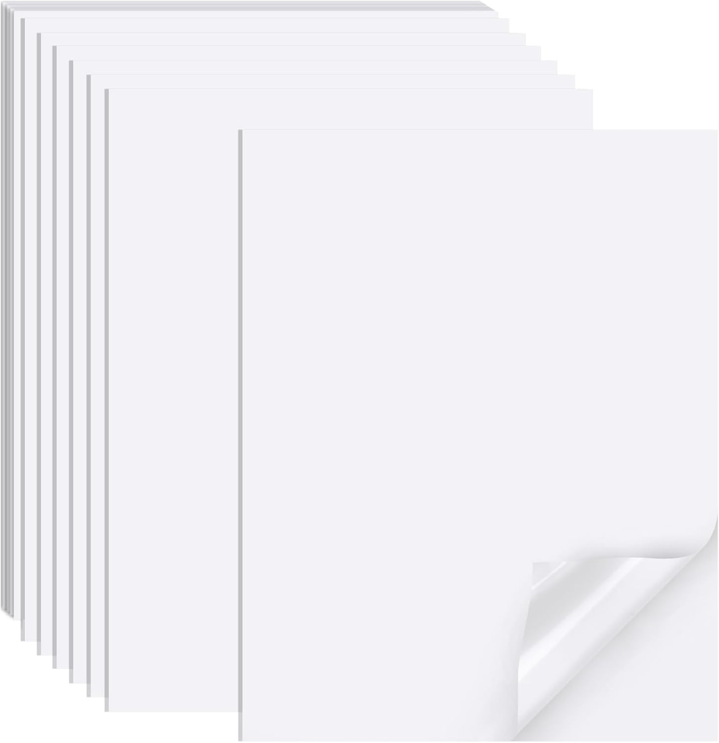 Printable Sticker Paper for Inkjet Printer, 40 Sheets 8.5"X11'' Matte Sticker
