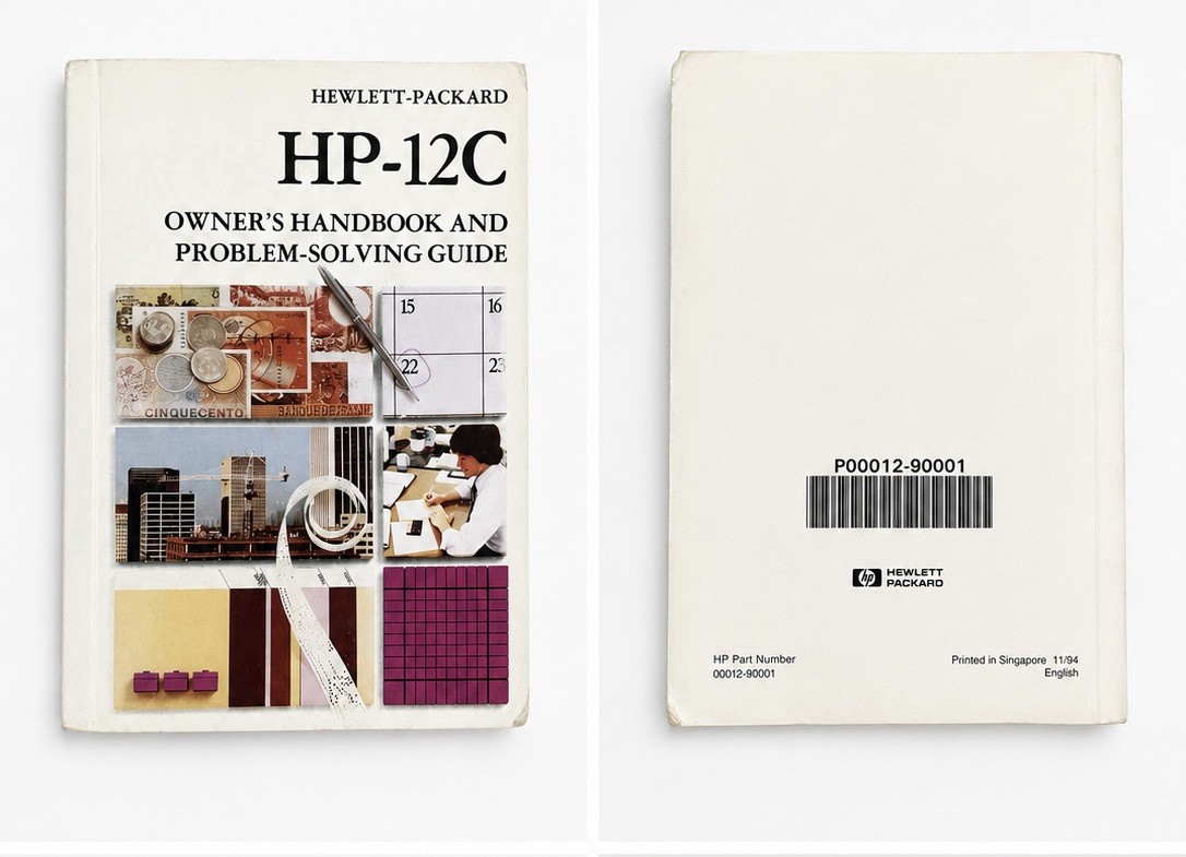 HP-12C Owner’s Handbook And Problem-Solving Guide Edition 3 1982