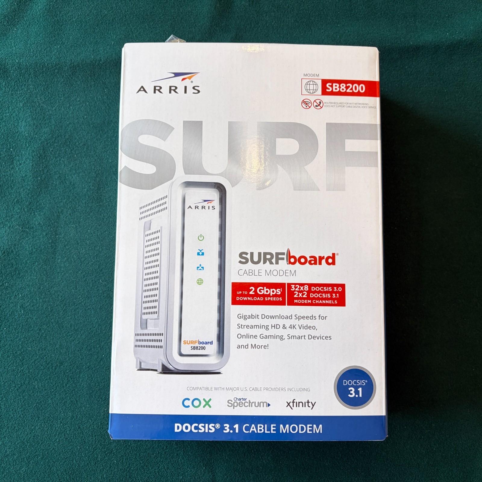 ARRIS SURFboard SB8200 2 Port Cable Modem