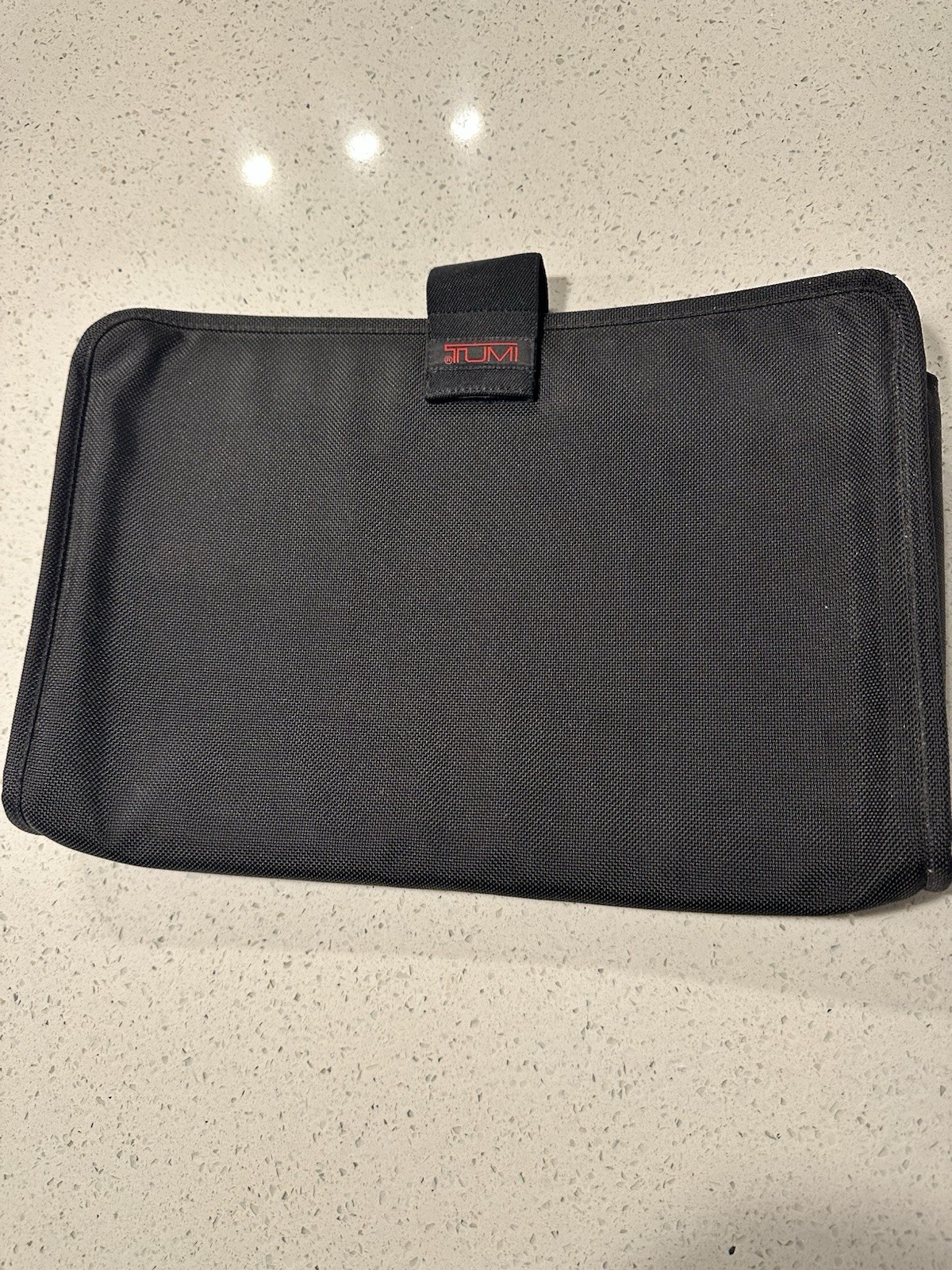 TUMI Alpha Padded Laptop Computer Sleeve Cover Black Ballistic Nylon 