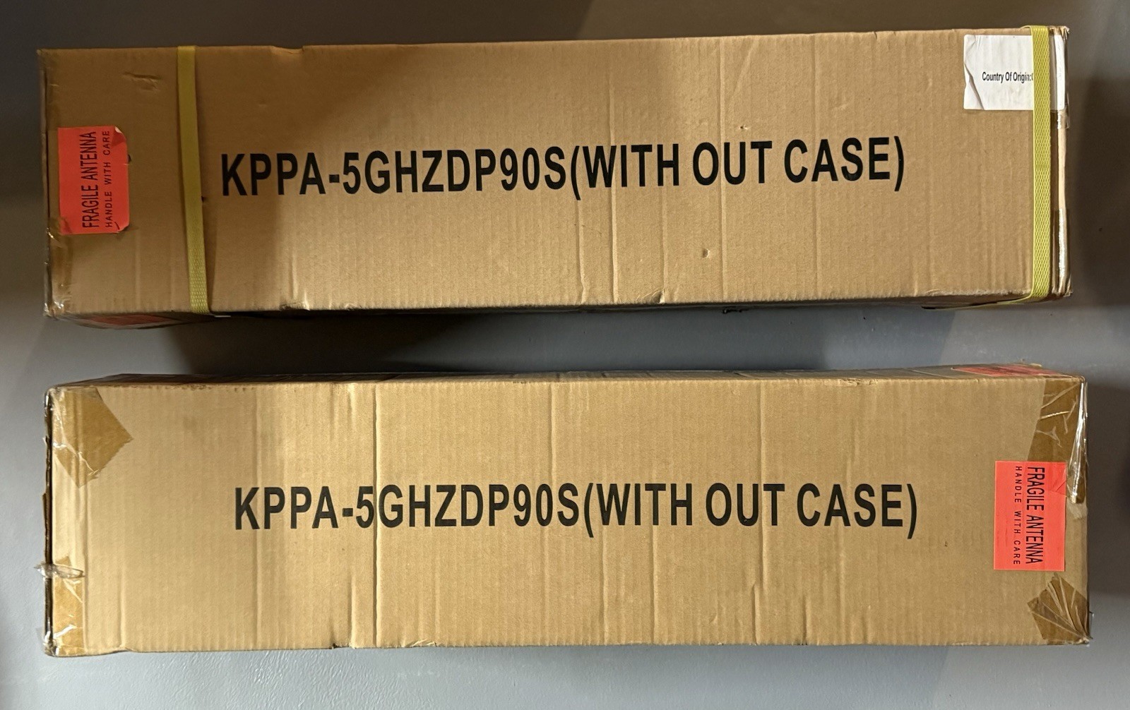 LOT - Quantity 2 - KP Performance 5 GHz 17 dBi Dual Pol H/V 90 Degree Antennas