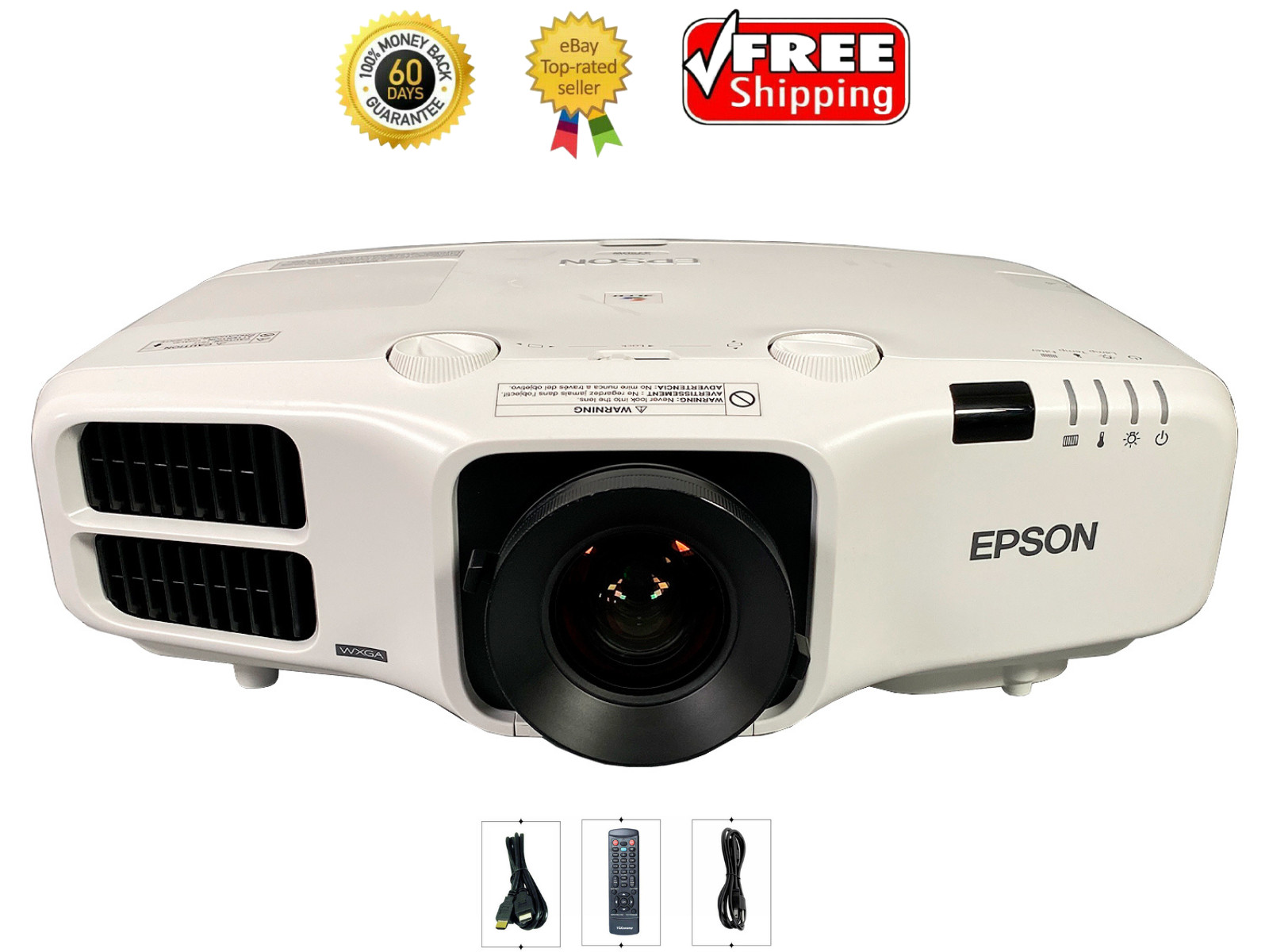 Epson PowerLite 4750W 3LCD Projector 4200 ANSI Home Theater 4k HDMI DICOM