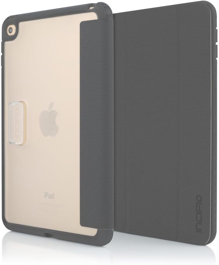 Octane Co-Molded Impact Absorbing Folio for iPad mini 4, Gray