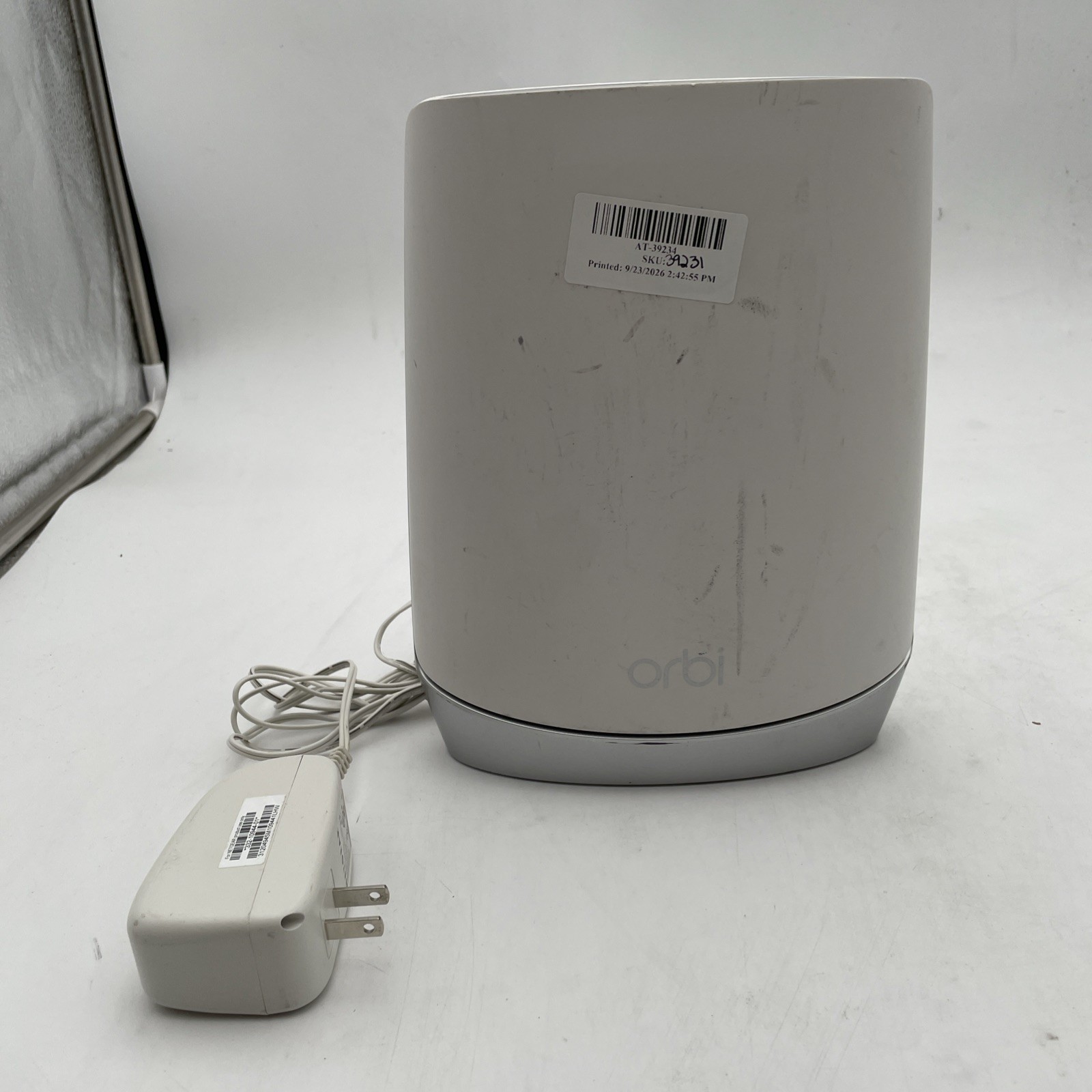 NETGEAR Orbi RBS750 AX4200 Tri-Band WiFi 6 Satellite w/Adapter