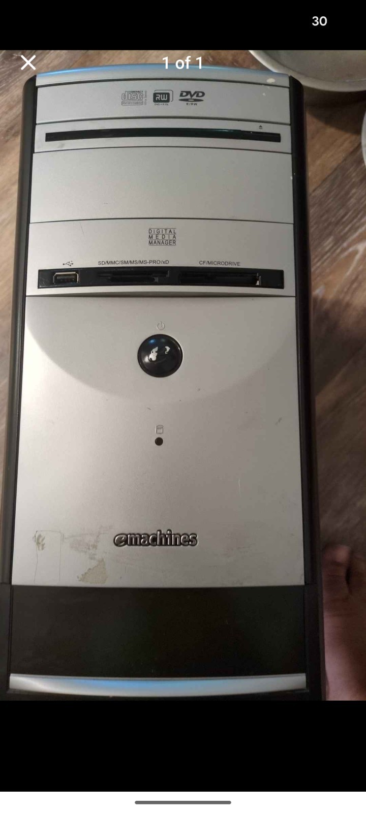 emachines desktop computer T3104