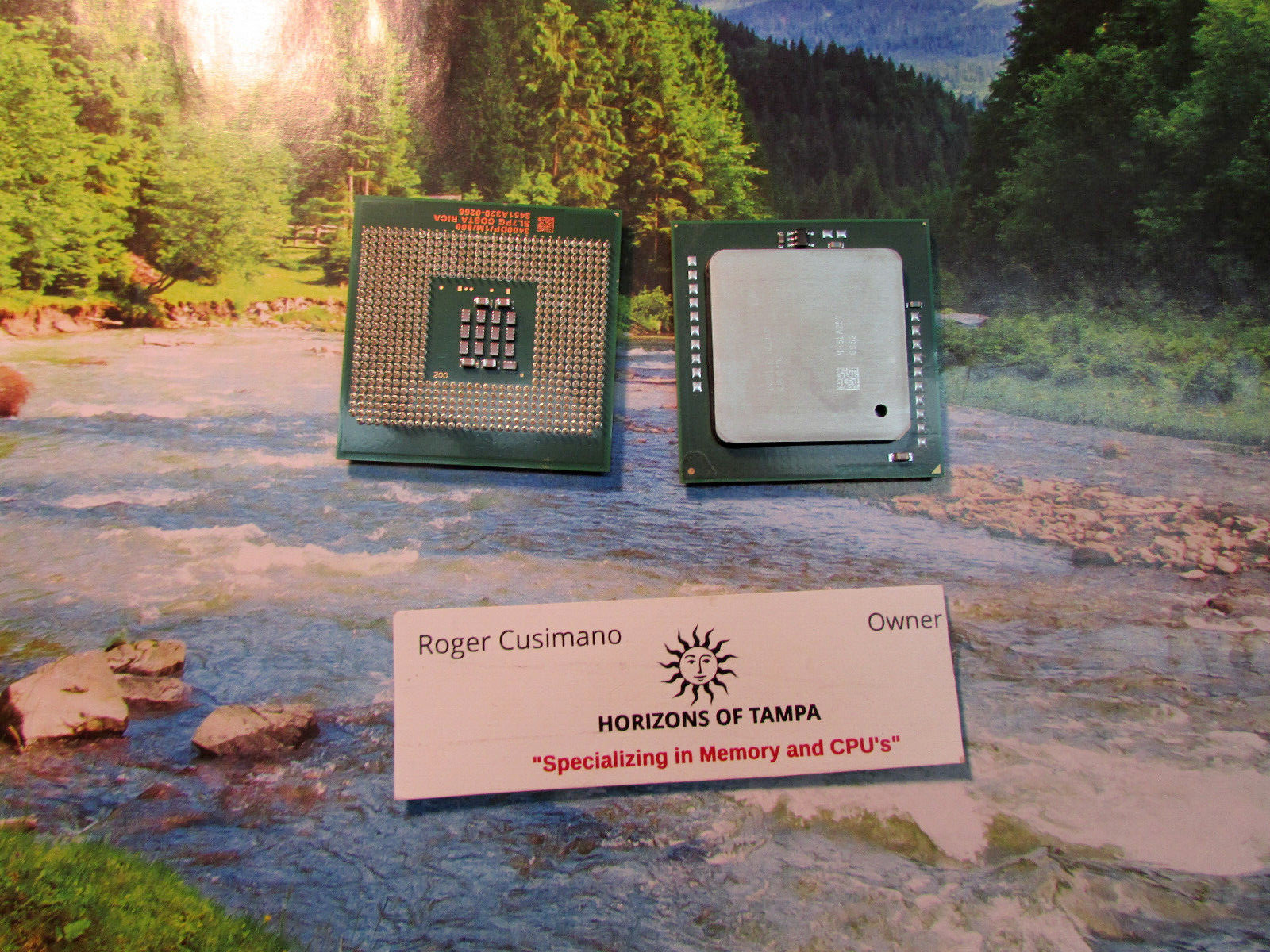 PAIR - Intel Xeon CPU Processor 3.4GHz 1MB Cache 800MHz Socket 604 SL7PG