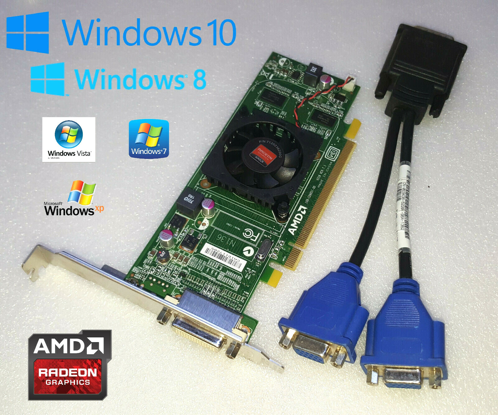 HP Pavilion Media Center a1268c a1477c a1514n a1600n HD Dual VGA Video Card