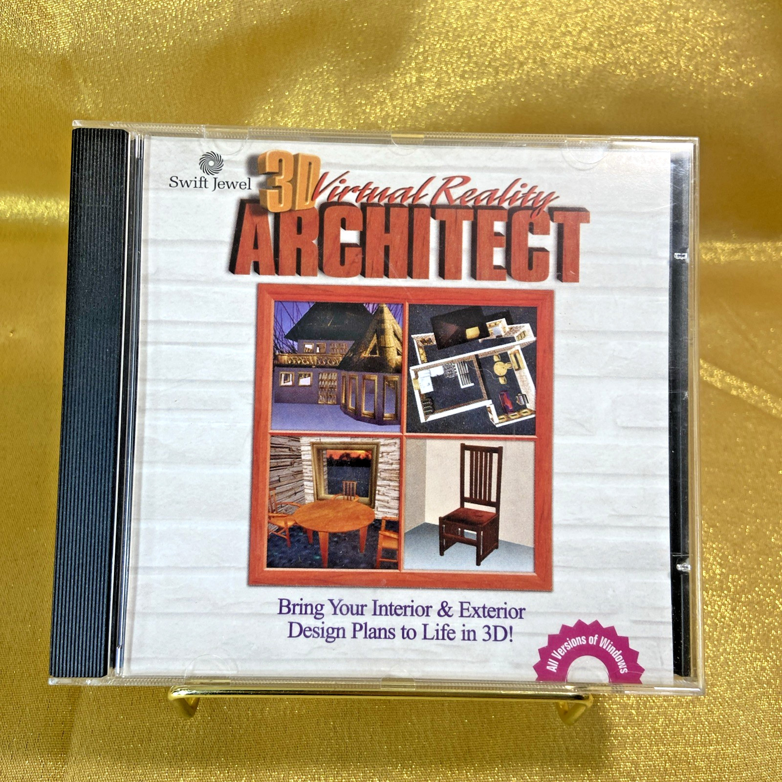 3-D Virtual Reality Architect (1997 CD-ROM) Vintage Software / Windows