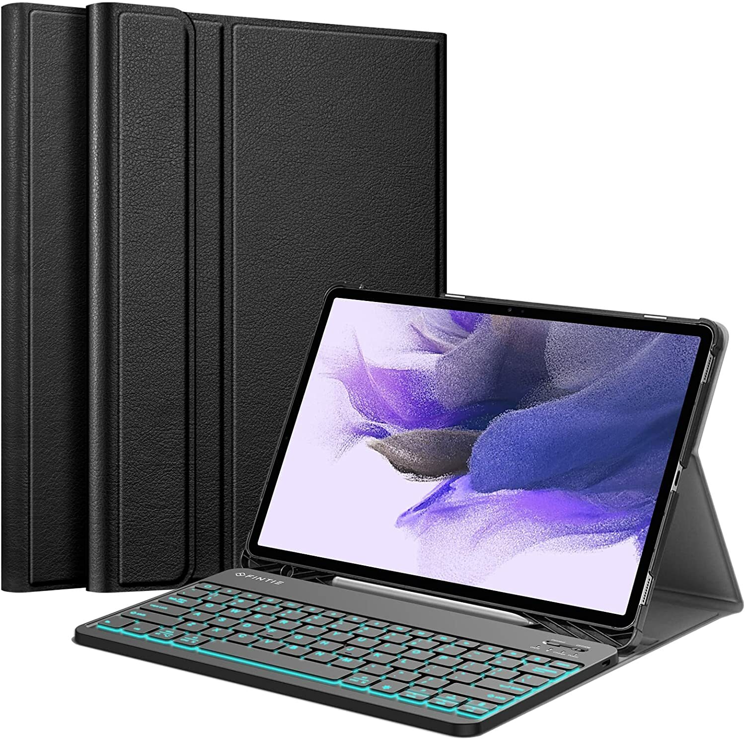 Backlit Keyboard Case for Samsung Galaxy Tab S8 Plus 2022/ S7 Plus/ S7 FE 2021 