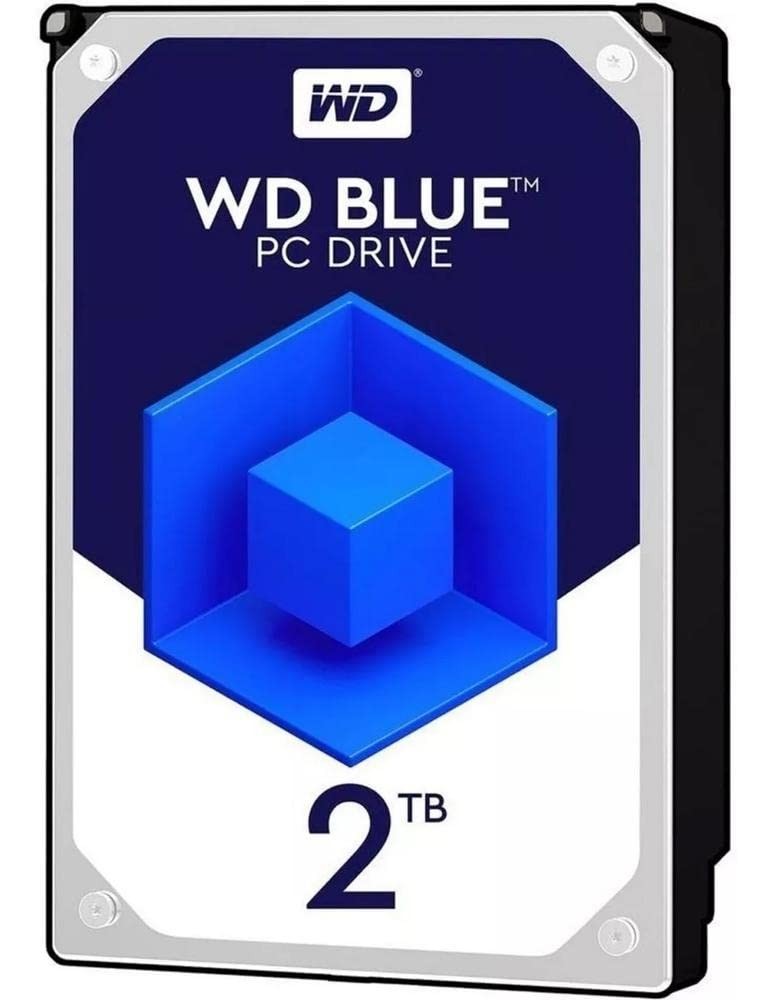 Western Digital 2TB WD Blue PC Internal Hard Drive HDD 5400 RPM SATA 6 Gb/s 256