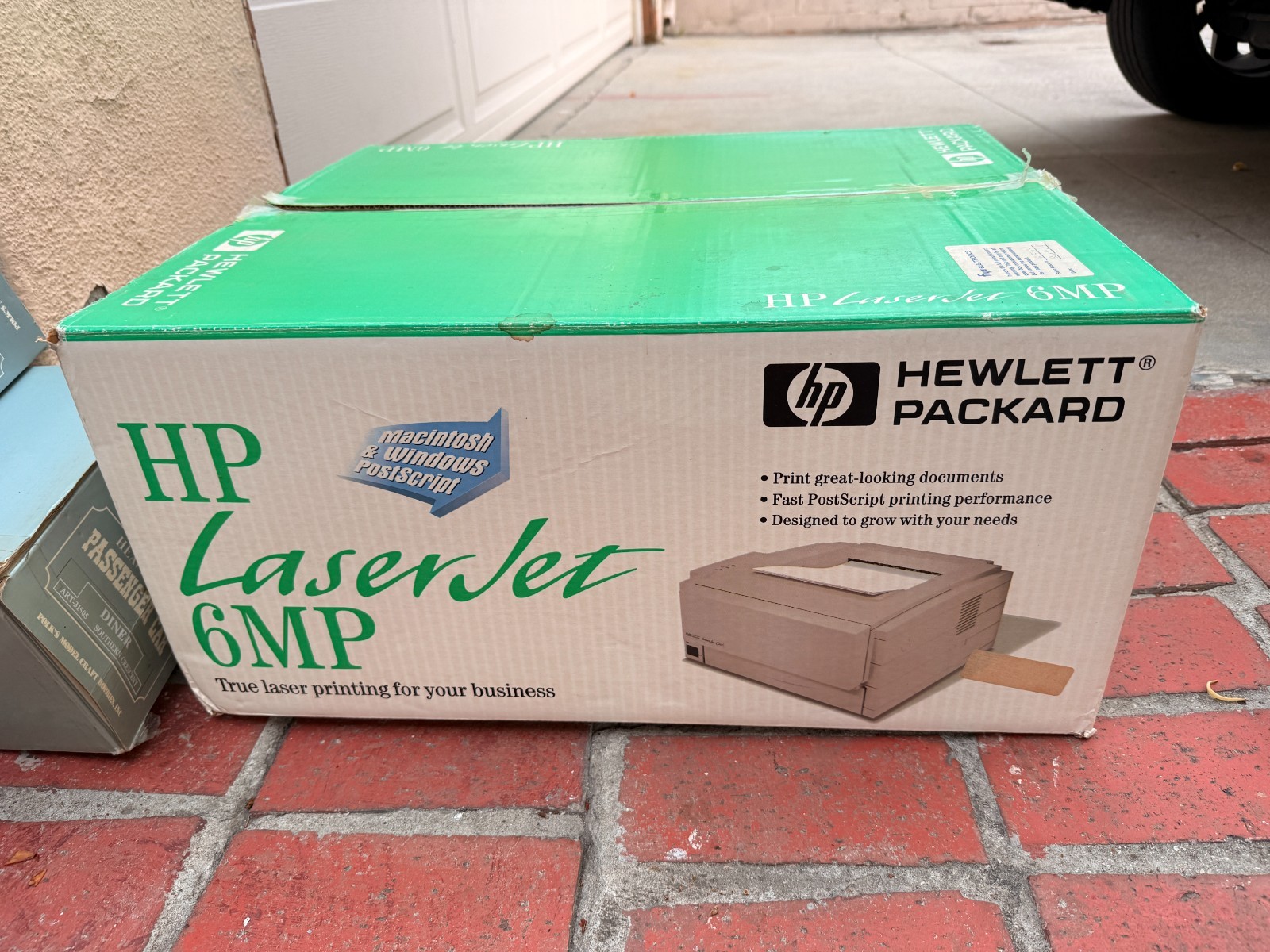 Vintage HP LaserJet 6MP C3982A PostScript Printer Tested Working Original Box