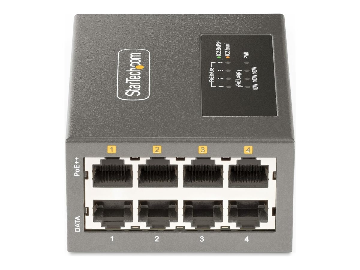 StarTechcom 4-Port Multi-Gigabit PoE++ Injector 5/2.5G AS445C-POE-INJECTOR
