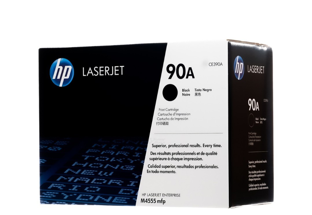  HP LaserJet 90A Black Toner Cartridge CE390A Open Box -no Box