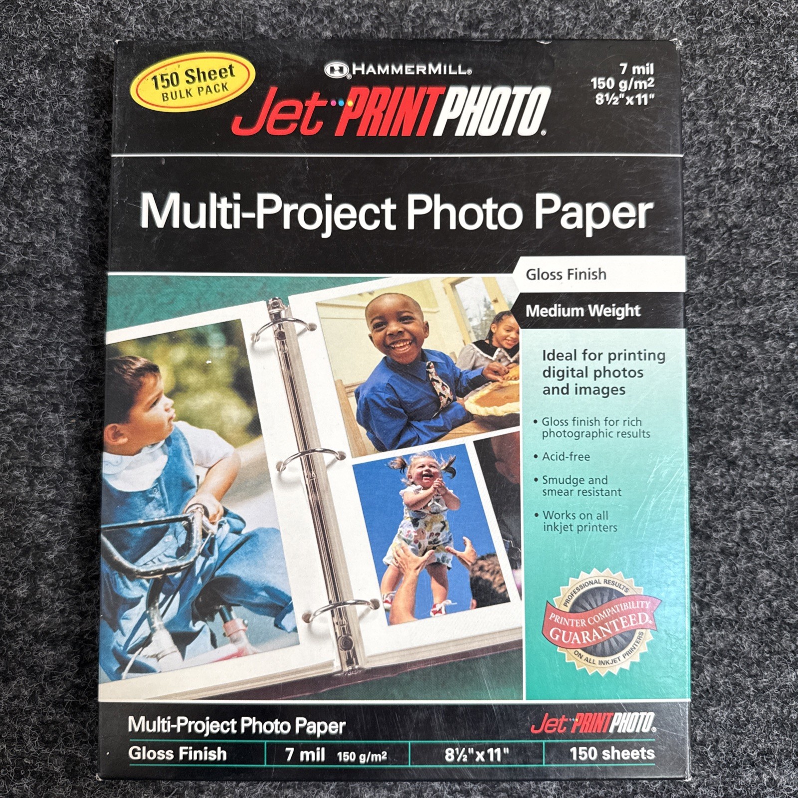 Hammermill Multi- Project Gloss Photo Paper 7 Mil 150 Sheets, 8.5 x 11