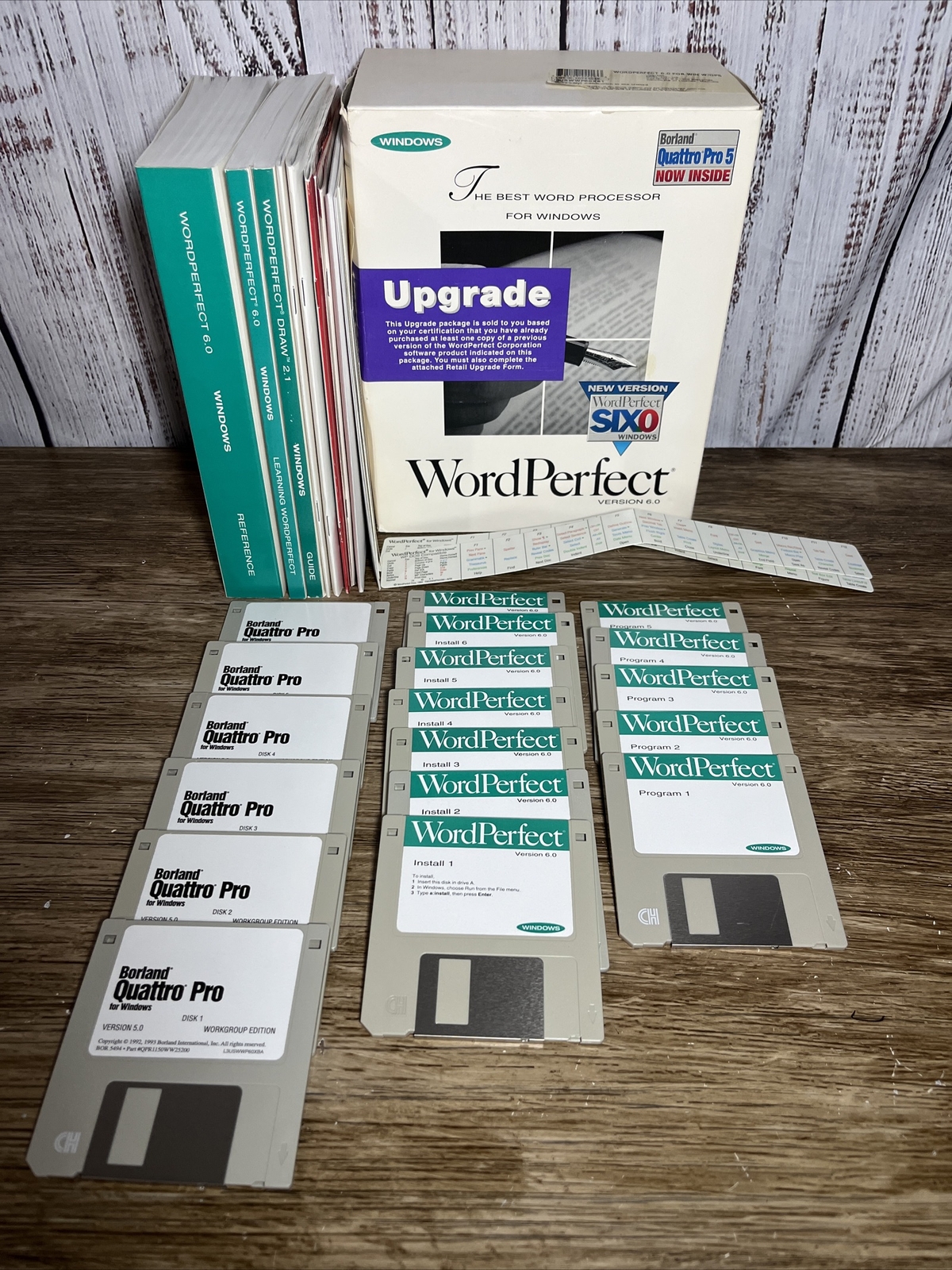 Vintage WordPerfect Upgrade Version 6.0 DOS