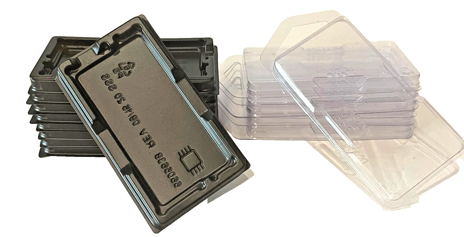 100 X  DDR4 DDR5  Memory RAM Clamshell Case for SO DIMM SO-DIMM Anti Static ESD