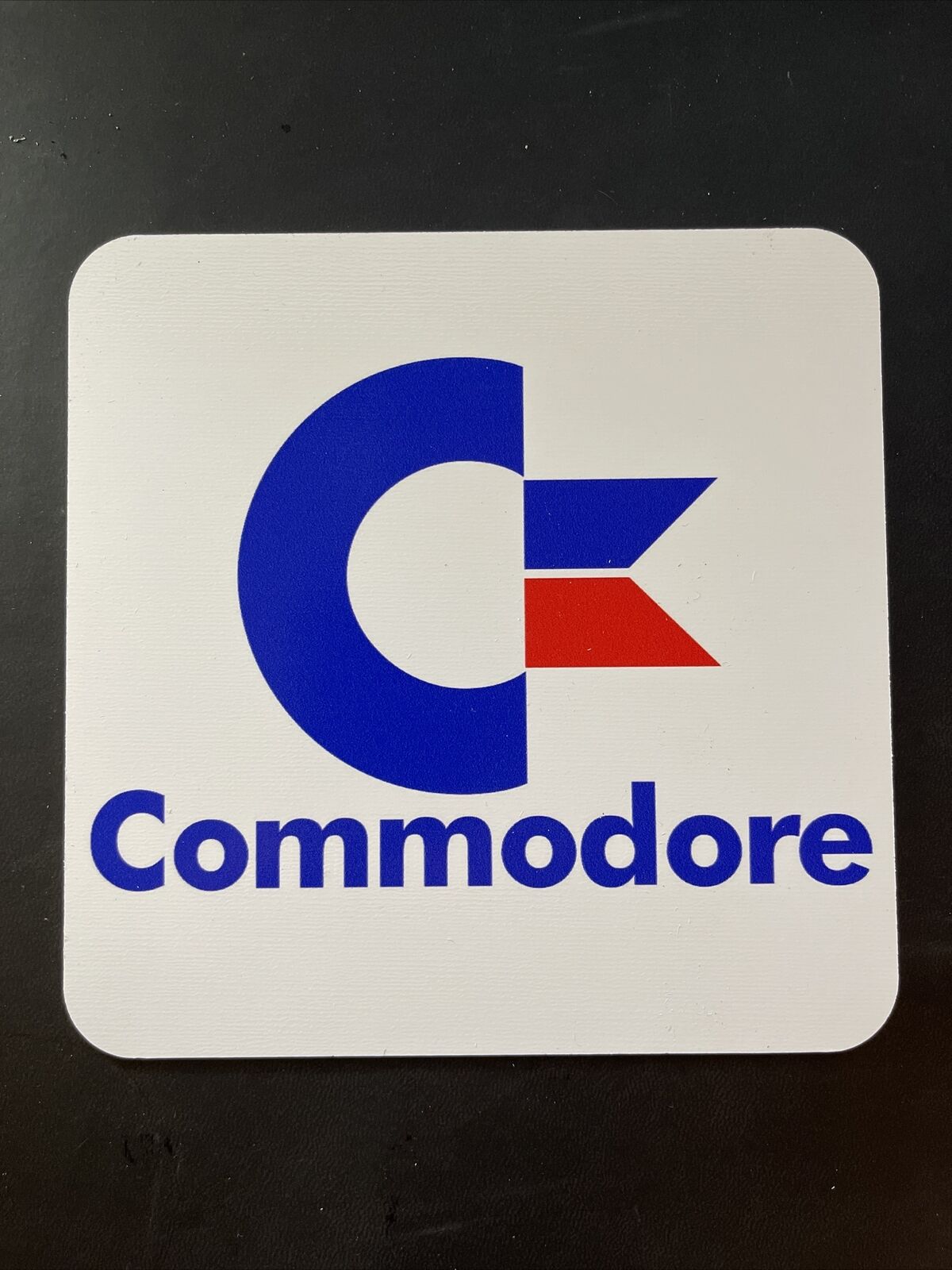 Commodore Logo Aluminum Sign